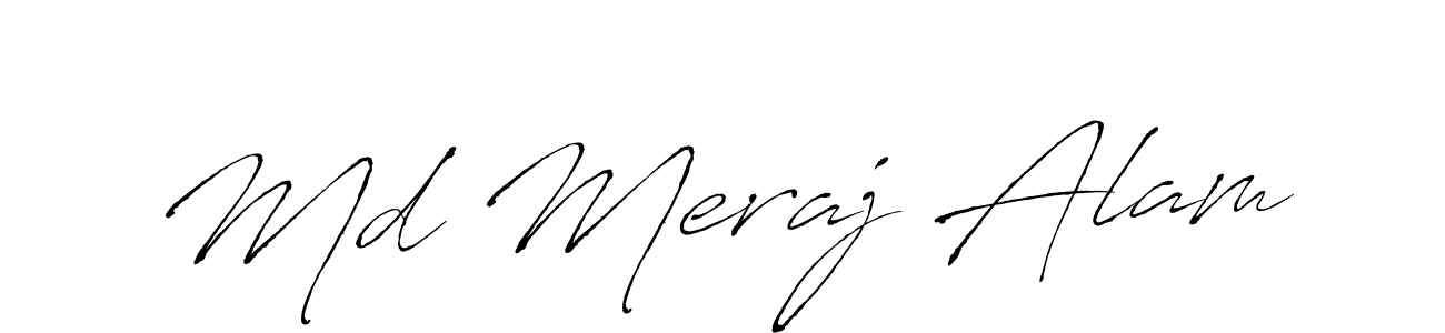 Make a beautiful signature design for name Md Meraj Alam. With this signature (Antro_Vectra) style, you can create a handwritten signature for free. Md Meraj Alam signature style 6 images and pictures png