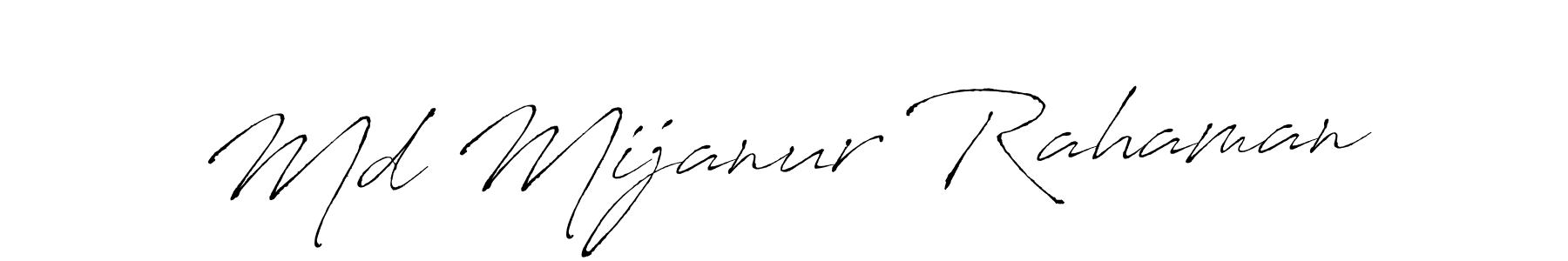 It looks lik you need a new signature style for name Md Mijanur Rahaman. Design unique handwritten (Antro_Vectra) signature with our free signature maker in just a few clicks. Md Mijanur Rahaman signature style 6 images and pictures png