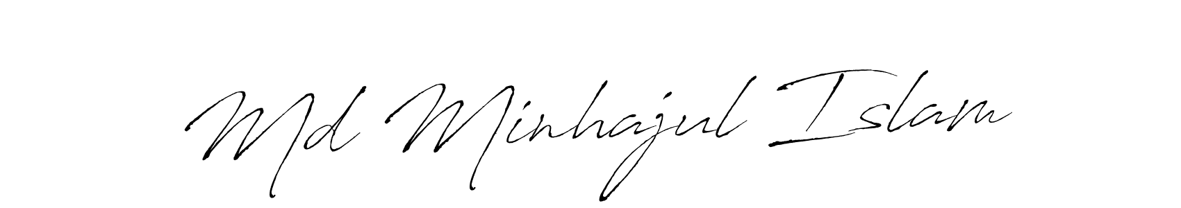 Also You can easily find your signature by using the search form. We will create Md Minhajul Islam name handwritten signature images for you free of cost using Antro_Vectra sign style. Md Minhajul Islam signature style 6 images and pictures png