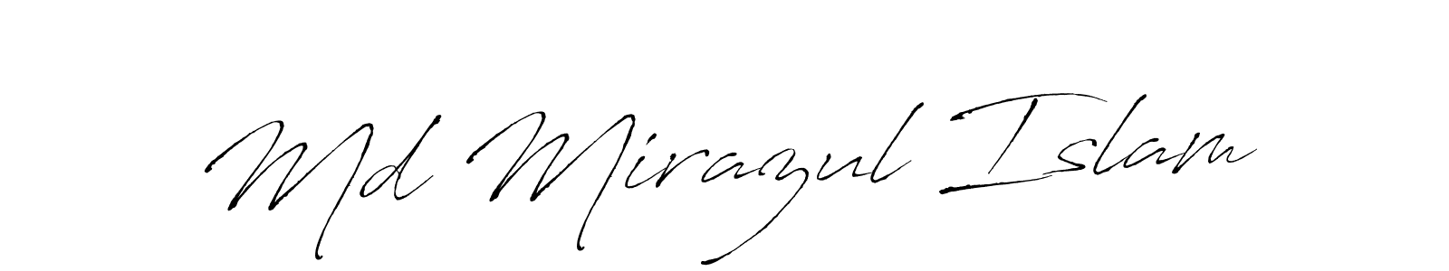 How to make Md Mirazul Islam signature? Antro_Vectra is a professional autograph style. Create handwritten signature for Md Mirazul Islam name. Md Mirazul Islam signature style 6 images and pictures png