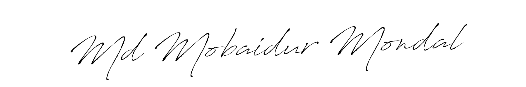 Make a beautiful signature design for name Md Mobaidur Mondal. With this signature (Antro_Vectra) style, you can create a handwritten signature for free. Md Mobaidur Mondal signature style 6 images and pictures png
