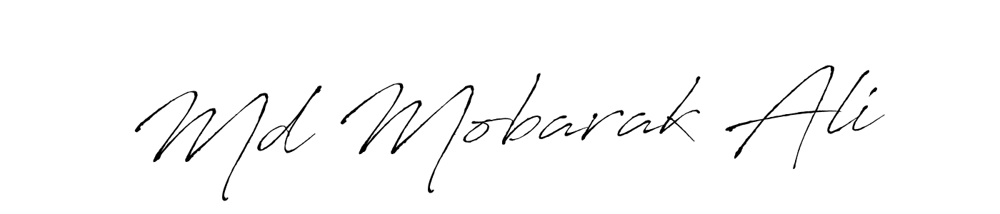 Make a beautiful signature design for name Md Mobarak Ali. With this signature (Antro_Vectra) style, you can create a handwritten signature for free. Md Mobarak Ali signature style 6 images and pictures png