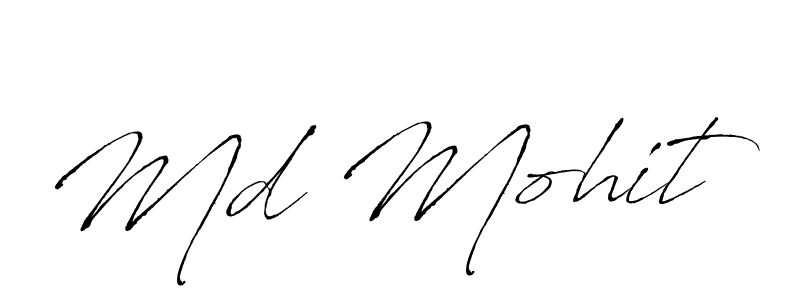 if you are searching for the best signature style for your name Md Mohit. so please give up your signature search. here we have designed multiple signature styles  using Antro_Vectra. Md Mohit signature style 6 images and pictures png