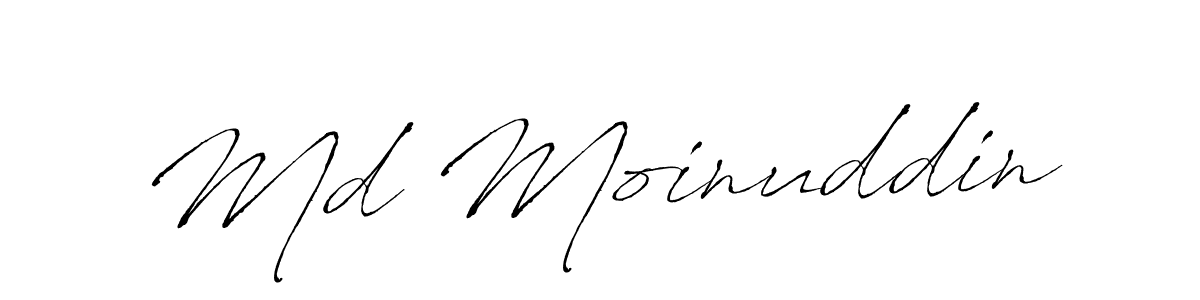 How to make Md Moinuddin signature? Antro_Vectra is a professional autograph style. Create handwritten signature for Md Moinuddin name. Md Moinuddin signature style 6 images and pictures png