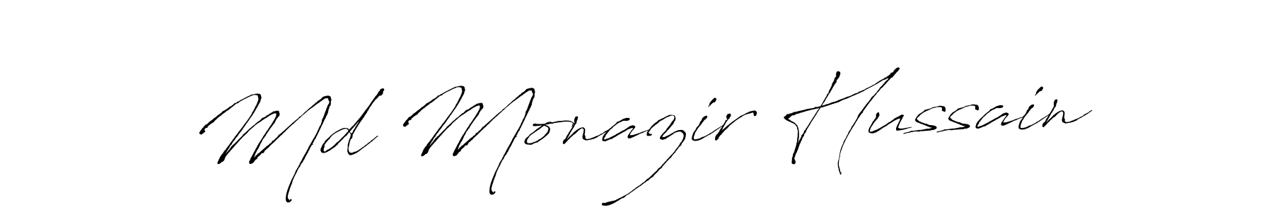 Similarly Antro_Vectra is the best handwritten signature design. Signature creator online .You can use it as an online autograph creator for name Md Monazir Hussain. Md Monazir Hussain signature style 6 images and pictures png