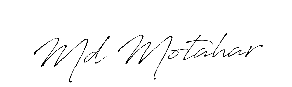 if you are searching for the best signature style for your name Md Motahar. so please give up your signature search. here we have designed multiple signature styles  using Antro_Vectra. Md Motahar signature style 6 images and pictures png