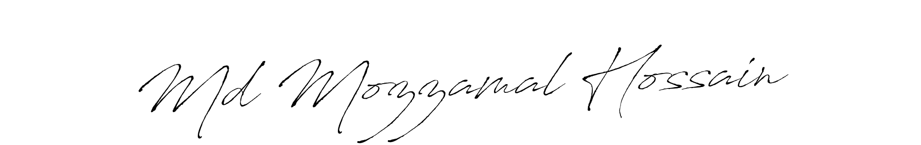 Md Mozzamal Hossain stylish signature style. Best Handwritten Sign (Antro_Vectra) for my name. Handwritten Signature Collection Ideas for my name Md Mozzamal Hossain. Md Mozzamal Hossain signature style 6 images and pictures png