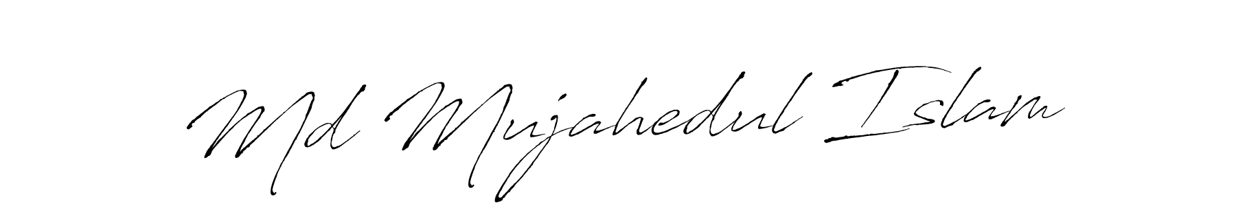 Md Mujahedul Islam stylish signature style. Best Handwritten Sign (Antro_Vectra) for my name. Handwritten Signature Collection Ideas for my name Md Mujahedul Islam. Md Mujahedul Islam signature style 6 images and pictures png