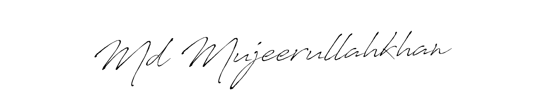 How to make Md Mujeerullahkhan signature? Antro_Vectra is a professional autograph style. Create handwritten signature for Md Mujeerullahkhan name. Md Mujeerullahkhan signature style 6 images and pictures png