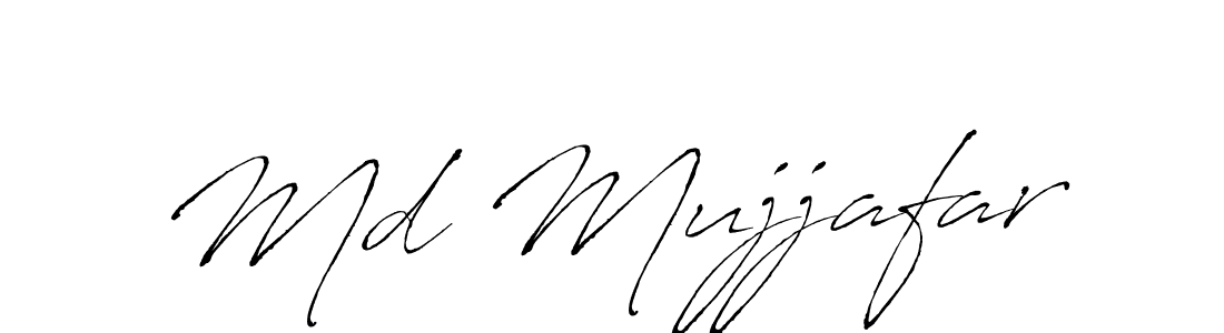 Md Mujjafar stylish signature style. Best Handwritten Sign (Antro_Vectra) for my name. Handwritten Signature Collection Ideas for my name Md Mujjafar. Md Mujjafar signature style 6 images and pictures png