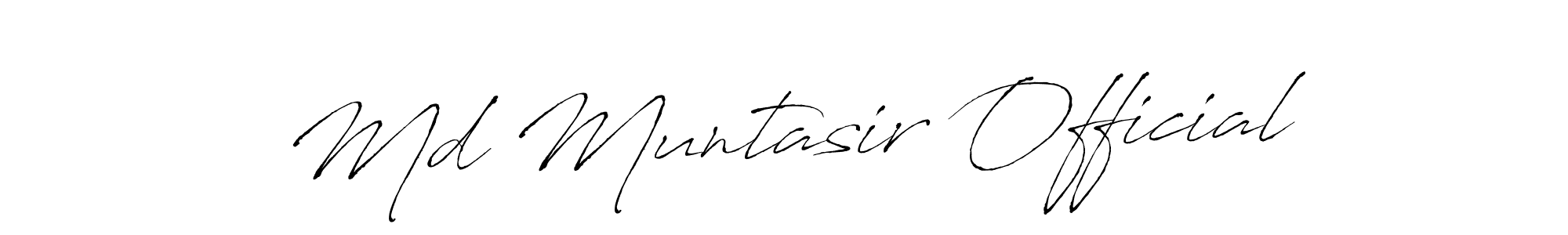 Antro_Vectra is a professional signature style that is perfect for those who want to add a touch of class to their signature. It is also a great choice for those who want to make their signature more unique. Get Md Muntasir Official name to fancy signature for free. Md Muntasir Official signature style 6 images and pictures png