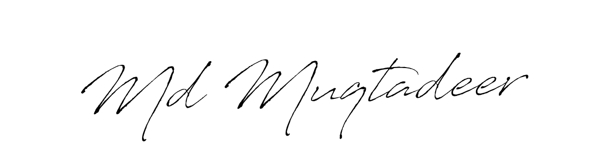 It looks lik you need a new signature style for name Md Muqtadeer. Design unique handwritten (Antro_Vectra) signature with our free signature maker in just a few clicks. Md Muqtadeer signature style 6 images and pictures png