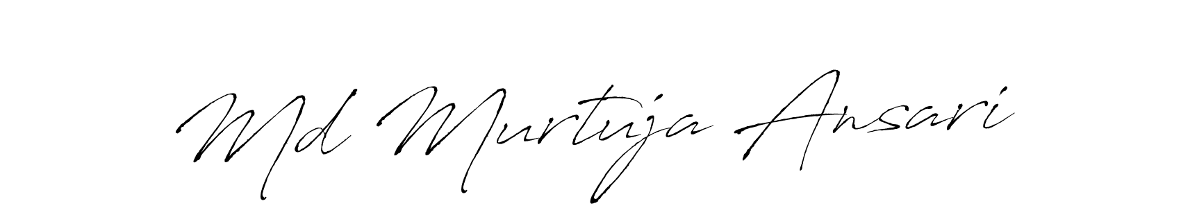 Also we have Md Murtuja Ansari name is the best signature style. Create professional handwritten signature collection using Antro_Vectra autograph style. Md Murtuja Ansari signature style 6 images and pictures png