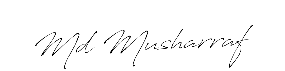 Similarly Antro_Vectra is the best handwritten signature design. Signature creator online .You can use it as an online autograph creator for name Md Musharraf. Md Musharraf signature style 6 images and pictures png