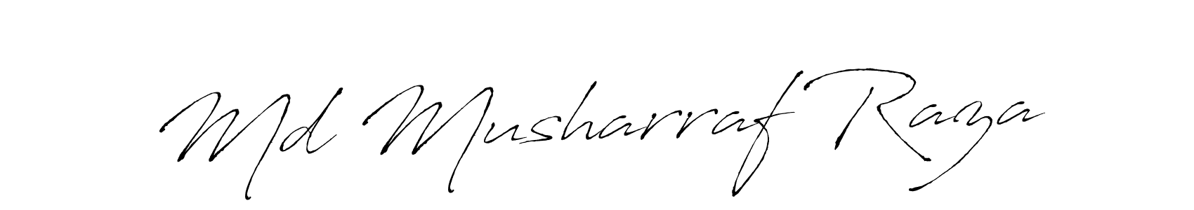 Also we have Md Musharraf Raza name is the best signature style. Create professional handwritten signature collection using Antro_Vectra autograph style. Md Musharraf Raza signature style 6 images and pictures png