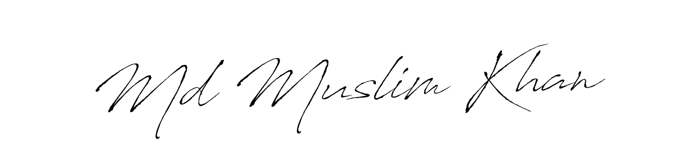 Also You can easily find your signature by using the search form. We will create Md Muslim Khan name handwritten signature images for you free of cost using Antro_Vectra sign style. Md Muslim Khan signature style 6 images and pictures png