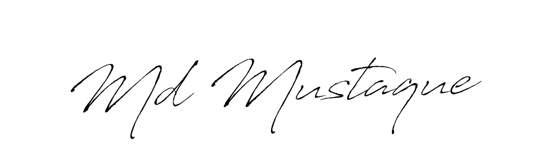 Create a beautiful signature design for name Md Mustaque. With this signature (Antro_Vectra) fonts, you can make a handwritten signature for free. Md Mustaque signature style 6 images and pictures png