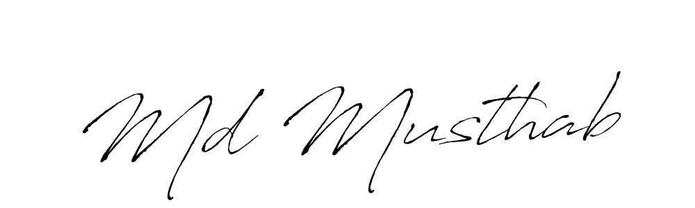 Make a beautiful signature design for name Md Musthab. With this signature (Antro_Vectra) style, you can create a handwritten signature for free. Md Musthab signature style 6 images and pictures png