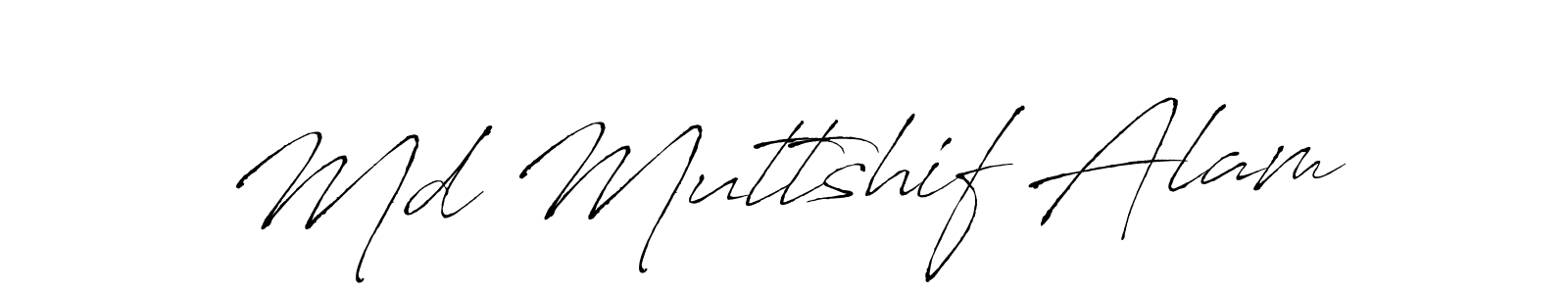 Also we have Md Muttshif Alam name is the best signature style. Create professional handwritten signature collection using Antro_Vectra autograph style. Md Muttshif Alam signature style 6 images and pictures png