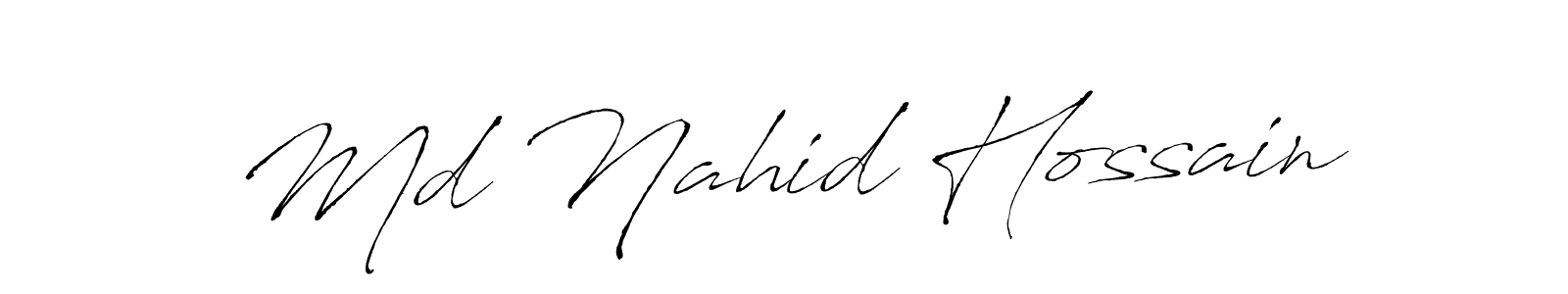 Once you've used our free online signature maker to create your best signature Antro_Vectra style, it's time to enjoy all of the benefits that Md Nahid Hossain name signing documents. Md Nahid Hossain signature style 6 images and pictures png