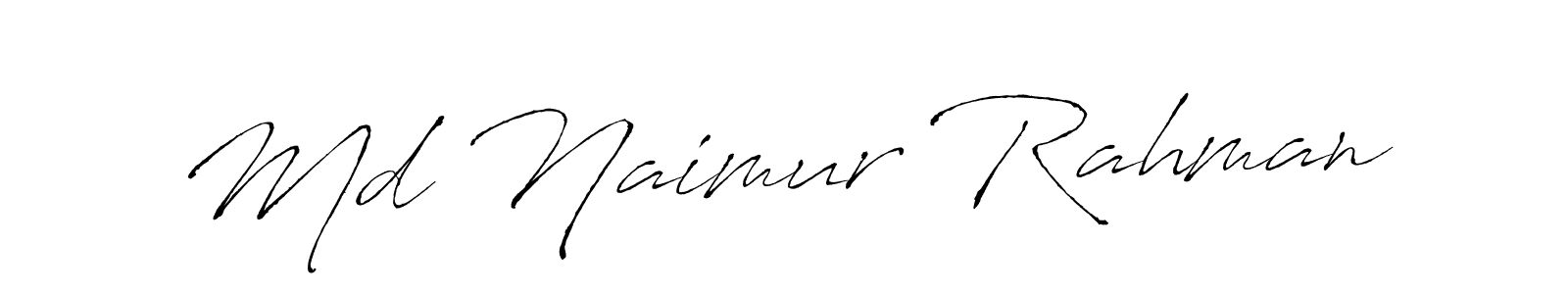 Also You can easily find your signature by using the search form. We will create Md Naimur Rahman name handwritten signature images for you free of cost using Antro_Vectra sign style. Md Naimur Rahman signature style 6 images and pictures png