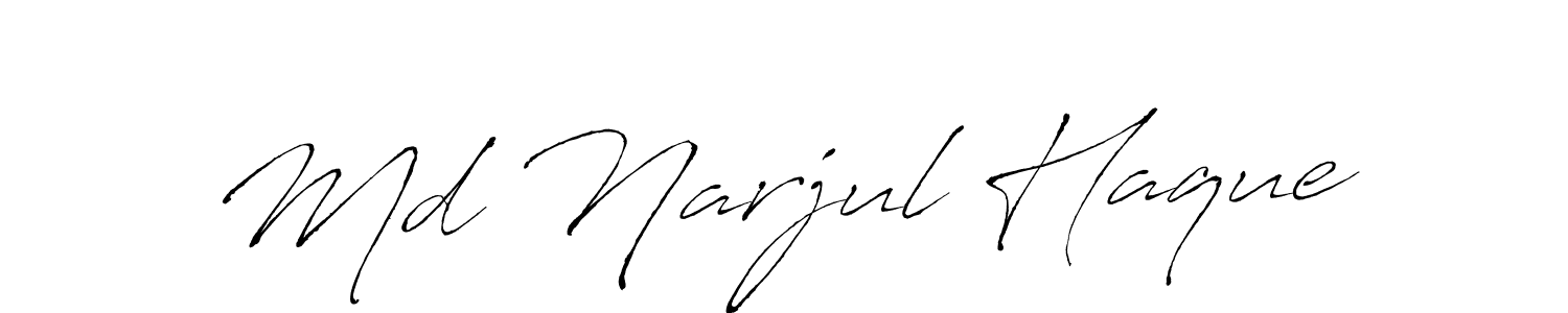 Use a signature maker to create a handwritten signature online. With this signature software, you can design (Antro_Vectra) your own signature for name Md Narjul Haque. Md Narjul Haque signature style 6 images and pictures png