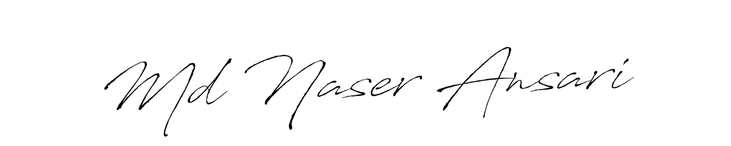 Make a beautiful signature design for name Md Naser Ansari. Use this online signature maker to create a handwritten signature for free. Md Naser Ansari signature style 6 images and pictures png