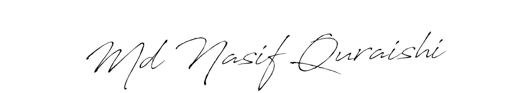 You should practise on your own different ways (Antro_Vectra) to write your name (Md Nasif Quraishi) in signature. don't let someone else do it for you. Md Nasif Quraishi signature style 6 images and pictures png