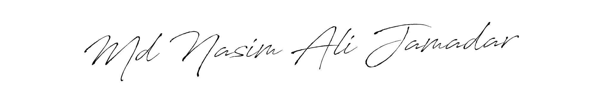 Use a signature maker to create a handwritten signature online. With this signature software, you can design (Antro_Vectra) your own signature for name Md Nasim Ali Jamadar. Md Nasim Ali Jamadar signature style 6 images and pictures png