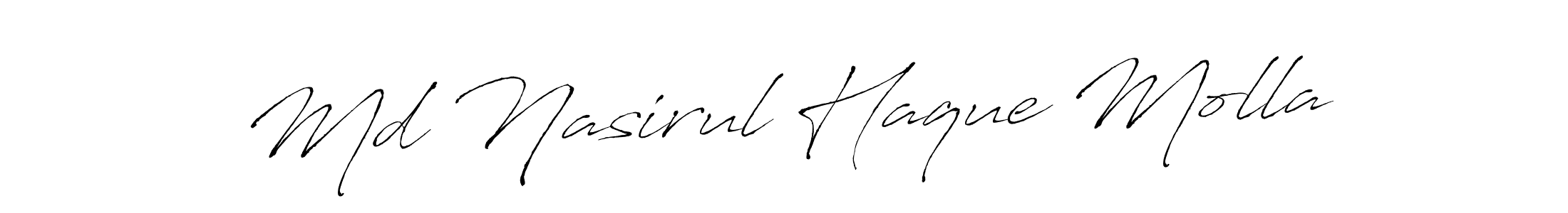 This is the best signature style for the Md Nasirul Haque Molla name. Also you like these signature font (Antro_Vectra). Mix name signature. Md Nasirul Haque Molla signature style 6 images and pictures png