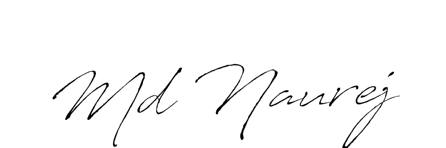 The best way (Antro_Vectra) to make a short signature is to pick only two or three words in your name. The name Md Naurej include a total of six letters. For converting this name. Md Naurej signature style 6 images and pictures png