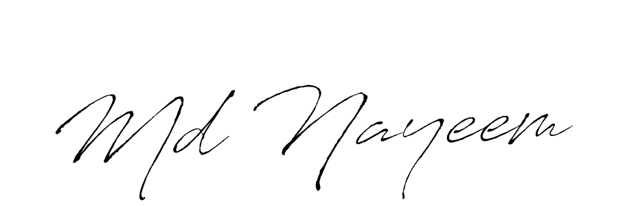 You can use this online signature creator to create a handwritten signature for the name Md Nayeem. This is the best online autograph maker. Md Nayeem signature style 6 images and pictures png