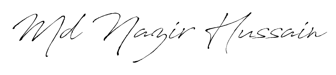 Discover the perfect balance of readability and style for Md Nazir Hussain with Antro_Vectra font. Create your dream signature today. Md Nazir Hussain signature style 6 images and pictures png