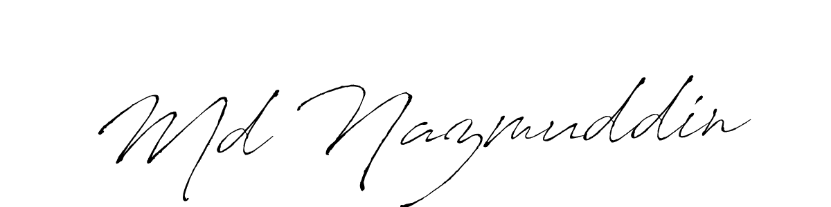 It looks lik you need a new signature style for name Md Nazmuddin. Design unique handwritten (Antro_Vectra) signature with our free signature maker in just a few clicks. Md Nazmuddin signature style 6 images and pictures png