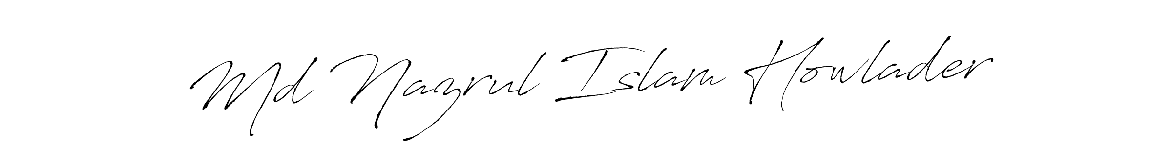 This is the best signature style for the Md Nazrul Islam Howlader name. Also you like these signature font (Antro_Vectra). Mix name signature. Md Nazrul Islam Howlader signature style 6 images and pictures png