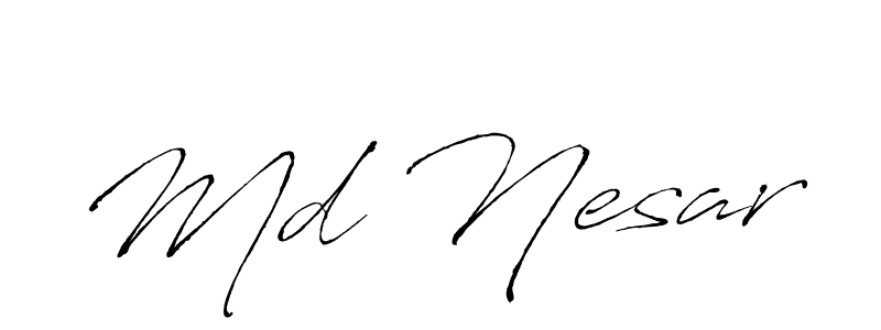 You can use this online signature creator to create a handwritten signature for the name Md Nesar. This is the best online autograph maker. Md Nesar signature style 6 images and pictures png