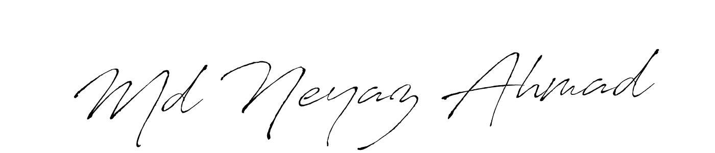 Make a beautiful signature design for name Md Neyaz Ahmad. Use this online signature maker to create a handwritten signature for free. Md Neyaz Ahmad signature style 6 images and pictures png