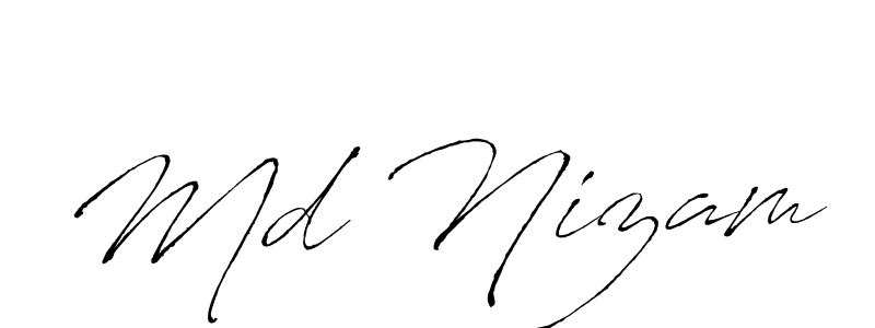 Make a beautiful signature design for name Md Nizam. Use this online signature maker to create a handwritten signature for free. Md Nizam signature style 6 images and pictures png