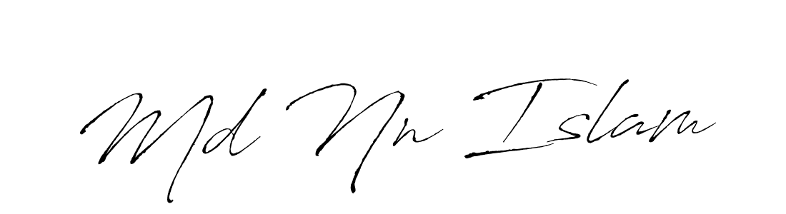 Antro_Vectra is a professional signature style that is perfect for those who want to add a touch of class to their signature. It is also a great choice for those who want to make their signature more unique. Get Md Nn Islam name to fancy signature for free. Md Nn Islam signature style 6 images and pictures png