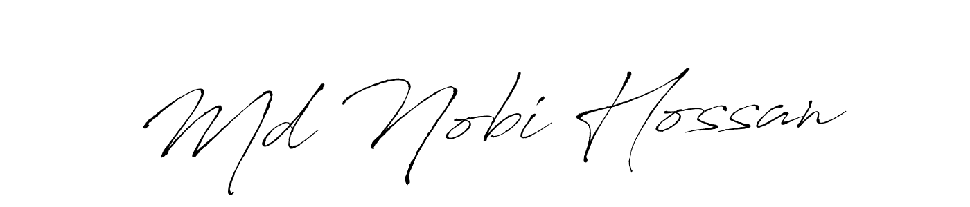 Antro_Vectra is a professional signature style that is perfect for those who want to add a touch of class to their signature. It is also a great choice for those who want to make their signature more unique. Get Md Nobi Hossan name to fancy signature for free. Md Nobi Hossan signature style 6 images and pictures png