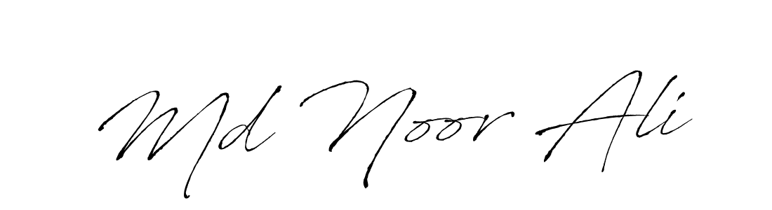 The best way (Antro_Vectra) to make a short signature is to pick only two or three words in your name. The name Md Noor Ali include a total of six letters. For converting this name. Md Noor Ali signature style 6 images and pictures png