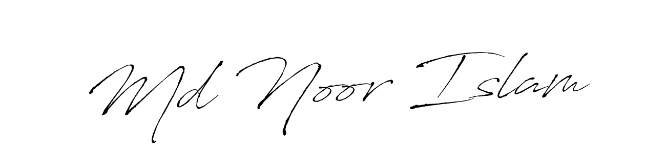 Md Noor Islam stylish signature style. Best Handwritten Sign (Antro_Vectra) for my name. Handwritten Signature Collection Ideas for my name Md Noor Islam. Md Noor Islam signature style 6 images and pictures png