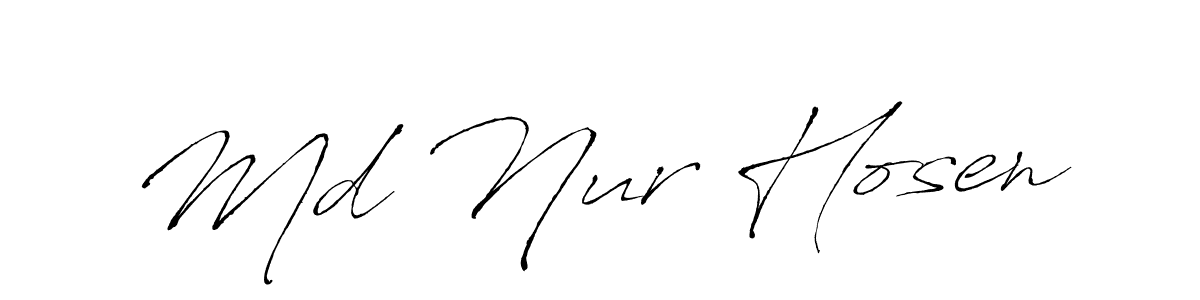 You can use this online signature creator to create a handwritten signature for the name Md Nur Hosen. This is the best online autograph maker. Md Nur Hosen signature style 6 images and pictures png