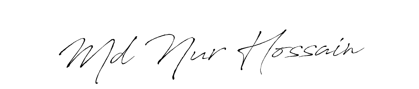 It looks lik you need a new signature style for name Md Nur Hossain. Design unique handwritten (Antro_Vectra) signature with our free signature maker in just a few clicks. Md Nur Hossain signature style 6 images and pictures png