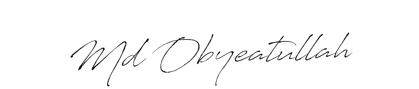 Also we have Md Obyeatullah name is the best signature style. Create professional handwritten signature collection using Antro_Vectra autograph style. Md Obyeatullah signature style 6 images and pictures png