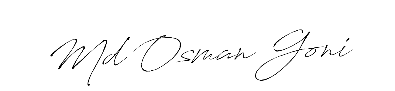 How to make Md Osman Goni signature? Antro_Vectra is a professional autograph style. Create handwritten signature for Md Osman Goni name. Md Osman Goni signature style 6 images and pictures png