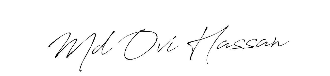 if you are searching for the best signature style for your name Md Ovi Hassan. so please give up your signature search. here we have designed multiple signature styles  using Antro_Vectra. Md Ovi Hassan signature style 6 images and pictures png