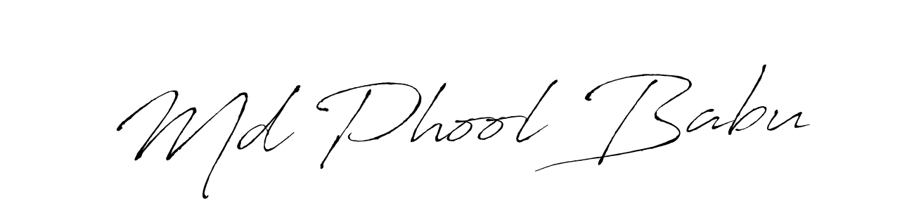 It looks lik you need a new signature style for name Md Phool Babu. Design unique handwritten (Antro_Vectra) signature with our free signature maker in just a few clicks. Md Phool Babu signature style 6 images and pictures png