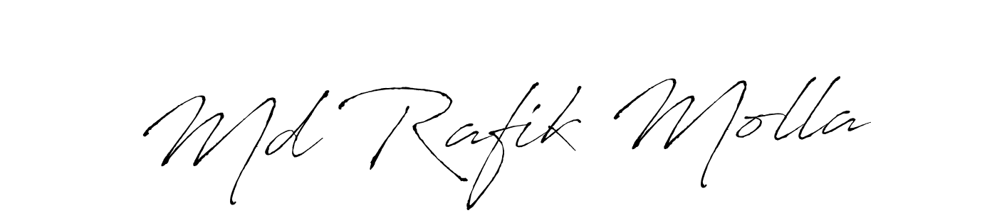 Also we have Md Rafik Molla name is the best signature style. Create professional handwritten signature collection using Antro_Vectra autograph style. Md Rafik Molla signature style 6 images and pictures png