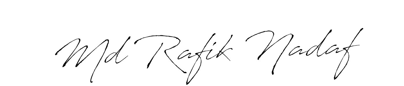 It looks lik you need a new signature style for name Md Rafik Nadaf. Design unique handwritten (Antro_Vectra) signature with our free signature maker in just a few clicks. Md Rafik Nadaf signature style 6 images and pictures png
